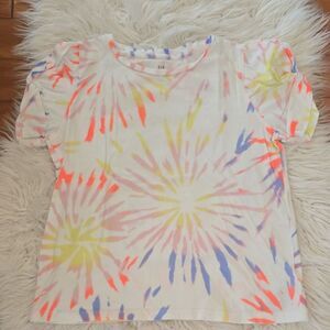 GAP Kids Neon Tie-Dye Short Sleeve Tee